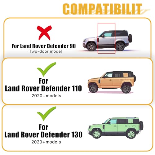 Estribos laterales para Land Rover Defender 2020-2025 miniatura 2