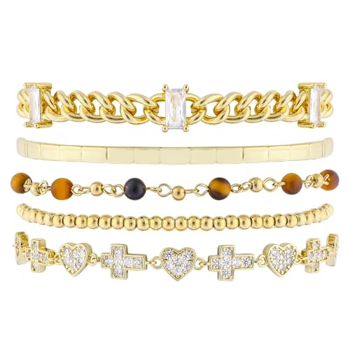 Bracelet en or 14 carats plaqué de haute qualité maille torsadée