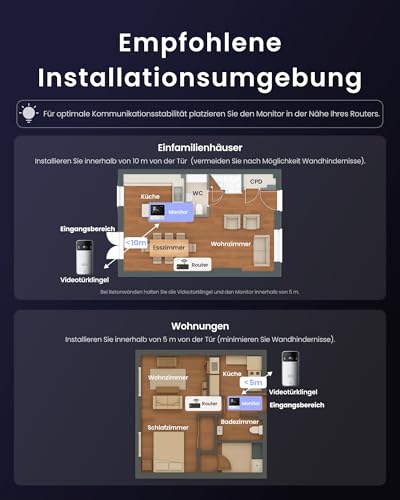 SwitchBot [Upgrade] Türklingel mit Kamera, 4,3'' Farbdisplay, 2K, Ohne ABO – Ansicht 2