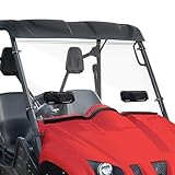 StarknightMT Vented Rhino Windshield Scratch Proof Full Windshield Compatible With 2006-2008 Rhino 450 | 2004-2007 Rhino 660 | 2008-2013 Rhino 700 - Heavy Duty Clear PC