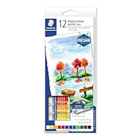 Staedtler Watercolour Paint, Assorted (Pack of 12)