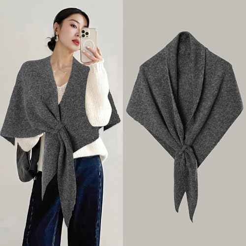 Pashmina Shawl Wraps Women Knit Shawls and Wraps Cardigan Cape Wool Cashmere Shoulder Top Triangle Sweater Scarf 20252