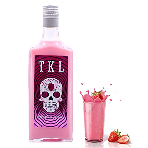 Destileria Acha - Licor TKL Crema De Fresa - Botella de 700 ml