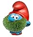 Chia Pet Papa Smurf with Seed Pack, Decorative Pottery Planter, Easy to Do and Fun to Grow, Novelty Gift, Perfect for Any Occasion