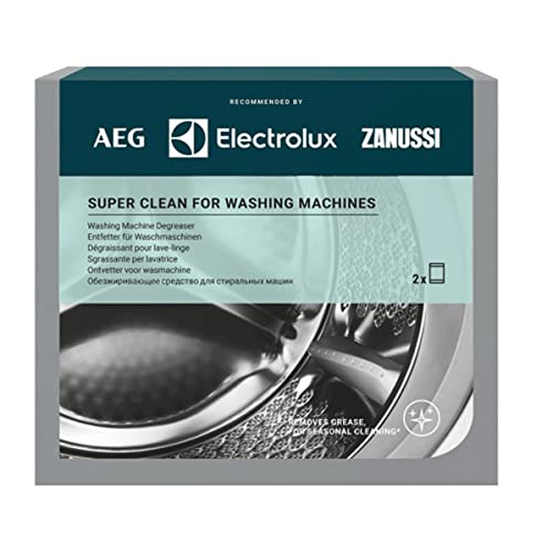 AEG M3GCP200 9029799310 Super Clean Deep Cleaner for Washing Machines Contains 2 Sachets