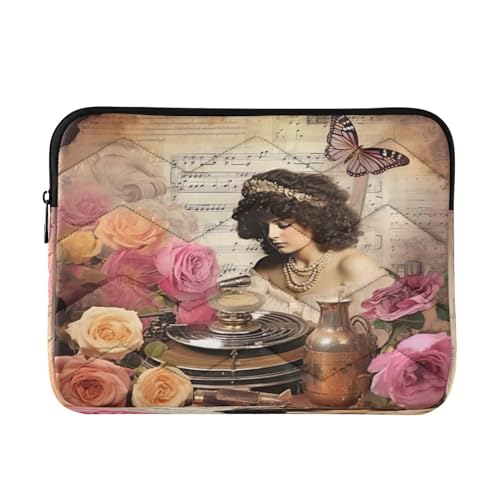 Funda Vintage para Laptop 13-14 pulgadas, Impermeable