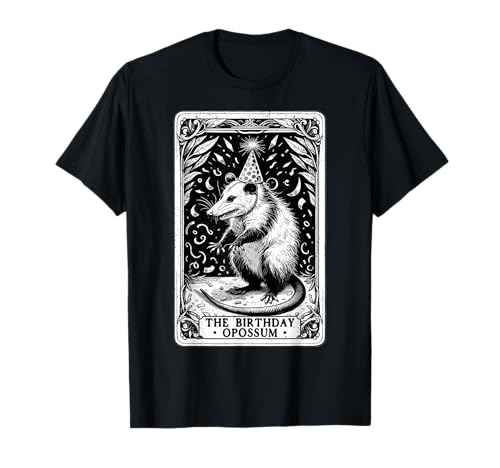 Carte d'anniversaire Opossum Tarot humoristique T-Shirt