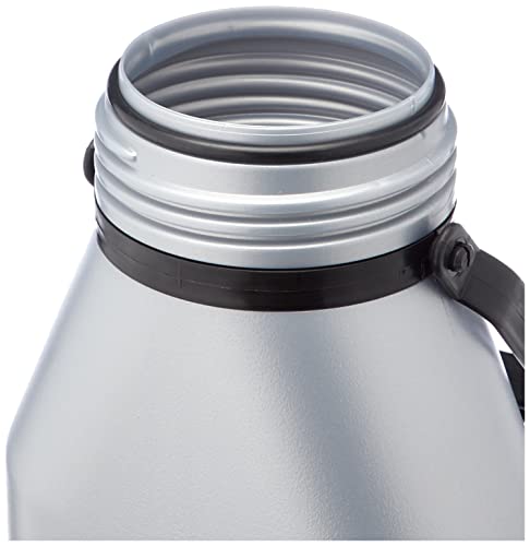 Foto von Metrox Milchkanne, auslaufsicher, 2 Liter, BPA/BPS-freier Kunststoff, Schraubdeckel, silber