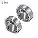 HARFINGTON 2pcs GE10C Spherical Plain Bearing 10mmx19mmx9mm Sealed Spherical Radial Ball Bearing