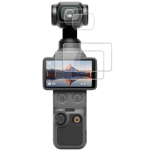 For dji osmo pocket 4 �p �t�B���� �ی�t�B���� �K���X�t�B���� �yNOUKAJU�z �X�N���[���t�B����(2��)+�J�����t�B�����i2���j �����K���X�t�B���� �t���ی�t�B���� �y���t���t���[���t���z �����ߗ� �d�x9H ��U�h�~ �C