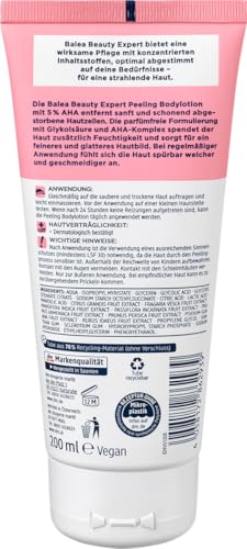 Balea Bodylotion 2er-Set: Peeling und Schimmerlotion für die Hautpflege