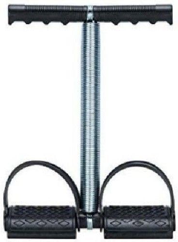 Dinetic with Steel Spring for Home & Gym Ab Exerciser Ab Exerciser (Silver, Black)-picture-14