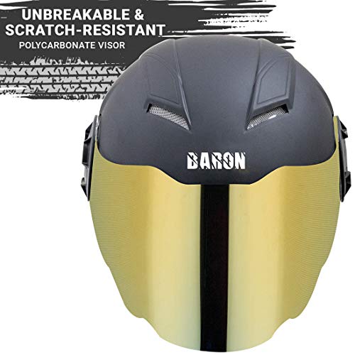 Image of Steelbird SBH-31 Baron ISI Certified Open Face Helmet
