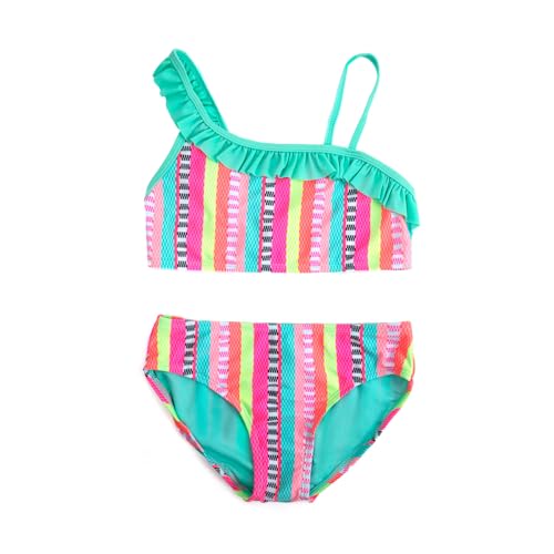Image of Girl's 3 Piece Swimsuits Bikini Bathing Suit with Cover Up Shirt Beach Swimwear for 3-12 Years
