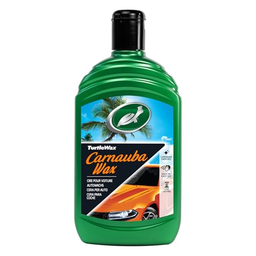 Turtle Wax Car Wax 500 ml - Cire de v&eacute;hicule 3 en 1, nettoie, fait briller et prot&egrave;ge pour une finition lisse et vitreuse - (le design peut varier)