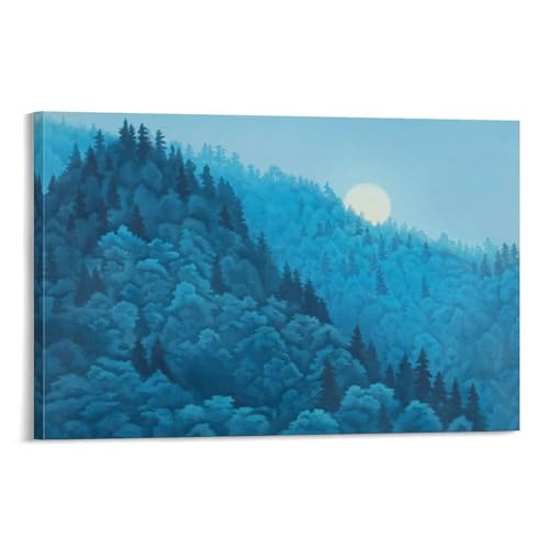 ���R�@�΁u�閾���v ���i��|�X�^�[ �G��̍�i �N�[�� �ǃA�[�g �L�����o�X �p�l�� �I�t�B�X���� �Ԃ牺���� �ŉ� �M�t�g24x36inch(60x90cm)