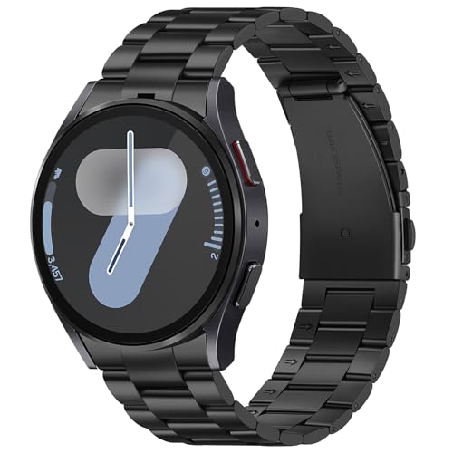 Bracelet Samsung Galaxy Watch 44mm 40mm métal noir sans espace de remplacement