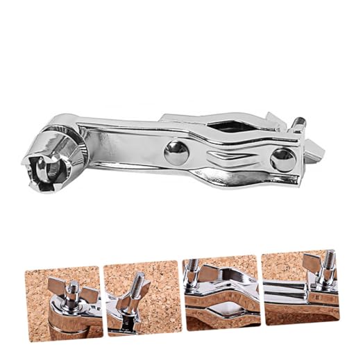 FAVOMOTO Drum Clip Drum Edge Clamp Drum Mounting Hardware Percussion Clamp Tom Clamp Drum Parts Metal Clamp Frame Drum Kit