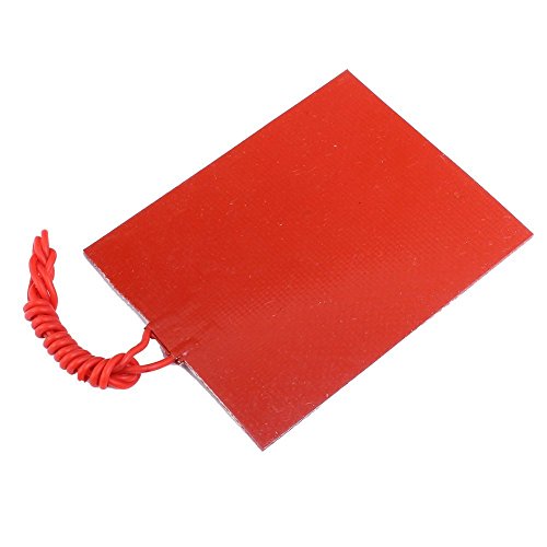 Image of Icstation 12V 25W Flexible Silicone Rubber Heater Mat Constant Temperature 80X100mm (Pack of 4)