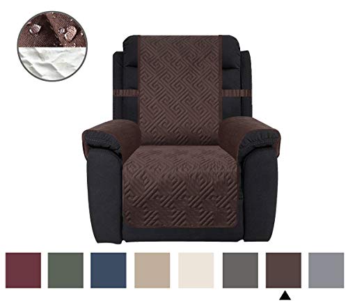 CHHKON Sofa Cover with Anti-Skip Dog Paw Print 100% Waterproof Quilted Furniture Protector