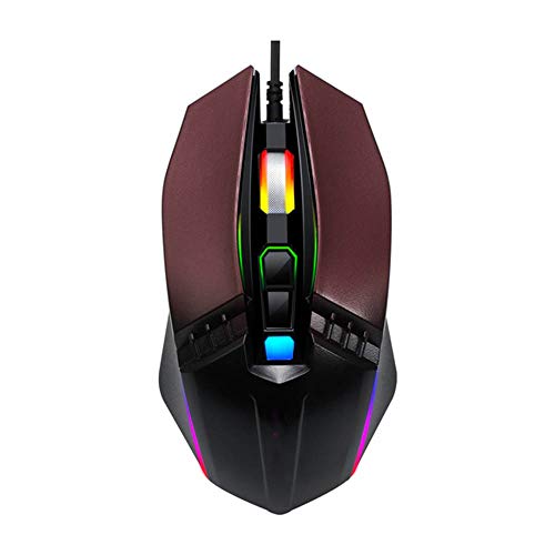 Souris de Bureau Confortable Yanghao RVB - Idéale pour Télétravail et Jeux sur PC