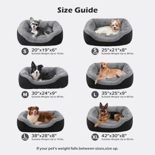 Image of INVENHO Large Dog Beds Large Sized Dog, Washable Orthopedic Warming Soft Sleeping Durable with Anti-Slip Bottom