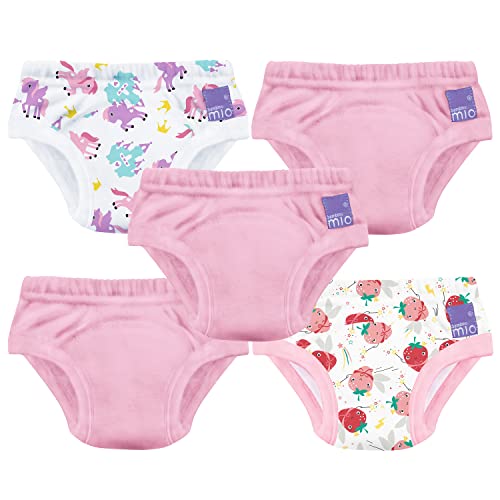 Bambino Mio, Reusable Potty Training Pants for Boys and Girls, 5 Pack, Magical Kingdom, 2-3 Years