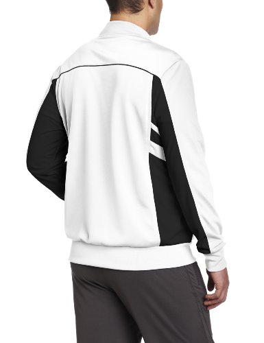Asics Men's Cabrillo Jacket, White/Black, Medium #TOP1