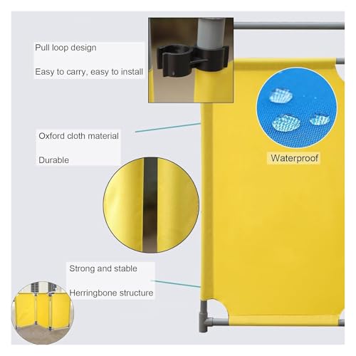 Barrière de circulation rétractable pour bloquer instantanément les zones dangereuses