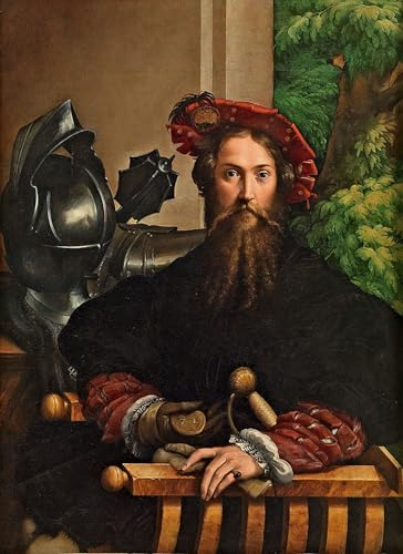 Impression Tableaux Graffiti Art Mural Portrait Galeazzo Sanvitale Parmigianino Poster Deco 60x90