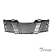 TLAPS 7422456445441 Compatible With 2005-2008 Frontier / 2005-2007 Pathfinder Glossy Black Vertical Front Bumper Grill Grille