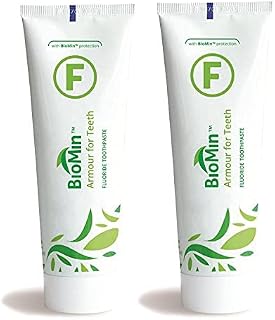 BioMin Toothpaste 75ml - to Support Natural remineralization with Fluoride, Fight Tooth Decay and Prevent staining to Assist Teeth whitening (BioMin 2-Pack (2X 75ml))