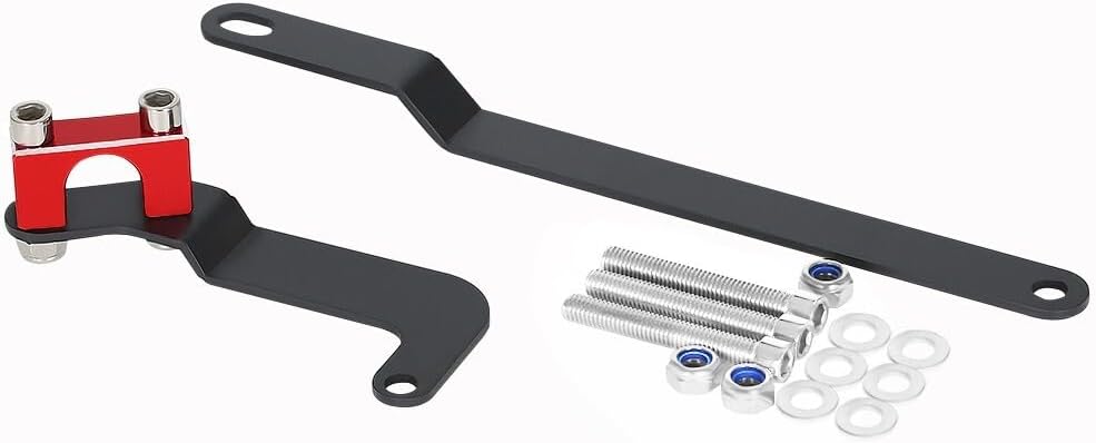 XR650L Subframe Support Brace Compatible with XR 650L 1993-2025 Motorcycle Frame Arm Reinforcement Bracket (Red)