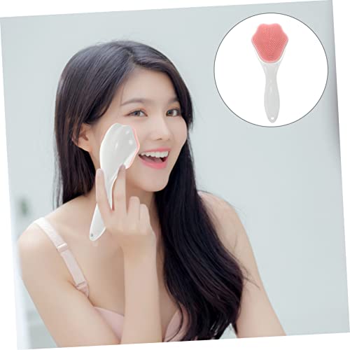 FOMIYES 2 Pçs Escova Facial De Silicone Escova De Limpeza De Silicone Escova De Limpeza Facial Para