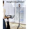 TODI 63 Phone Tripod, Selfie Stick with Remote, Travel Tripod for iPhone & Android (Black+White)