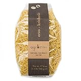 Agrozimi Kritharaki, Authentic Greek Orzo Pasta (17.6 Ounces) - Premium Durum Wheat Semolina - Bronze Die-Cut, Air-Dried Perfection