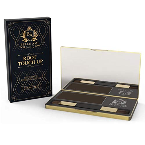 Root Touch Up - Belle Ame - Cover Up Roots Instantly - Save Time and Hassle Going to the Salon (Medium Brown)