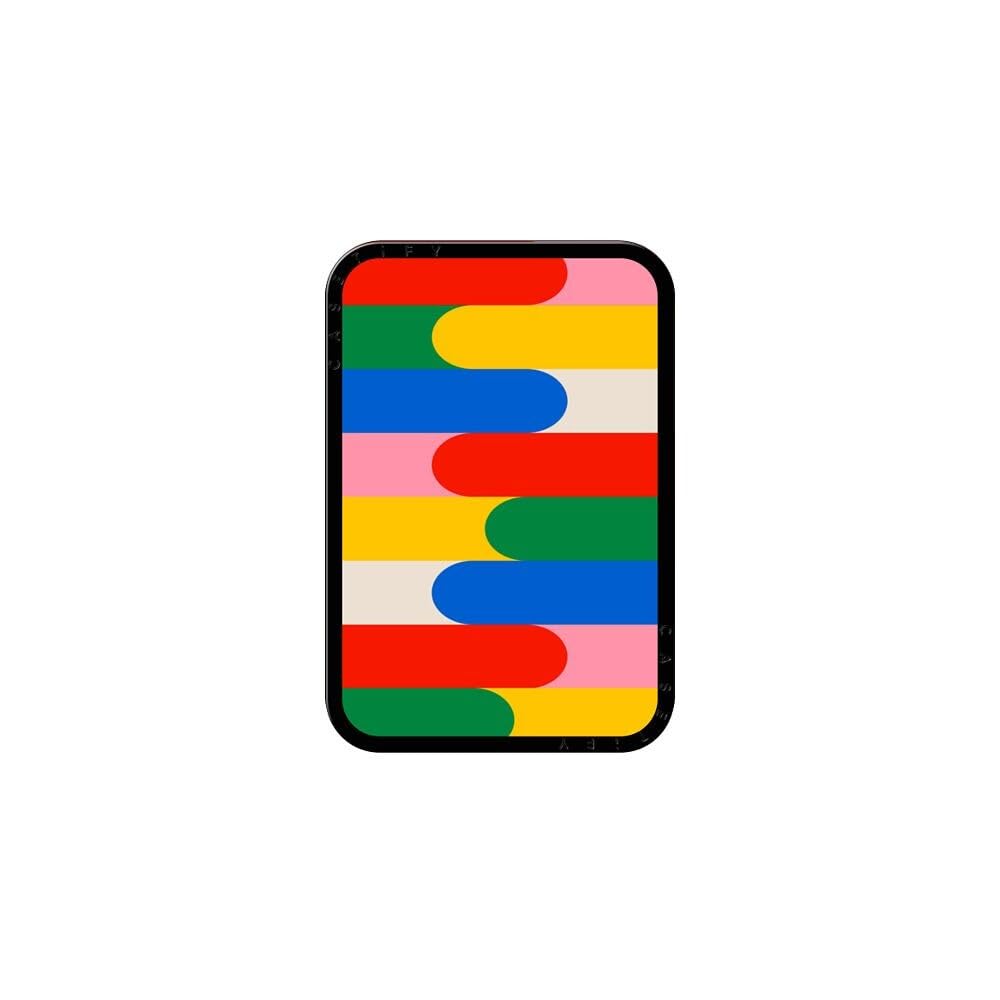 [CASETiFY] Snappy™ カードホルダースタンド [MagSafe対応/薄型 軽量] - Primary Color World - ブラック