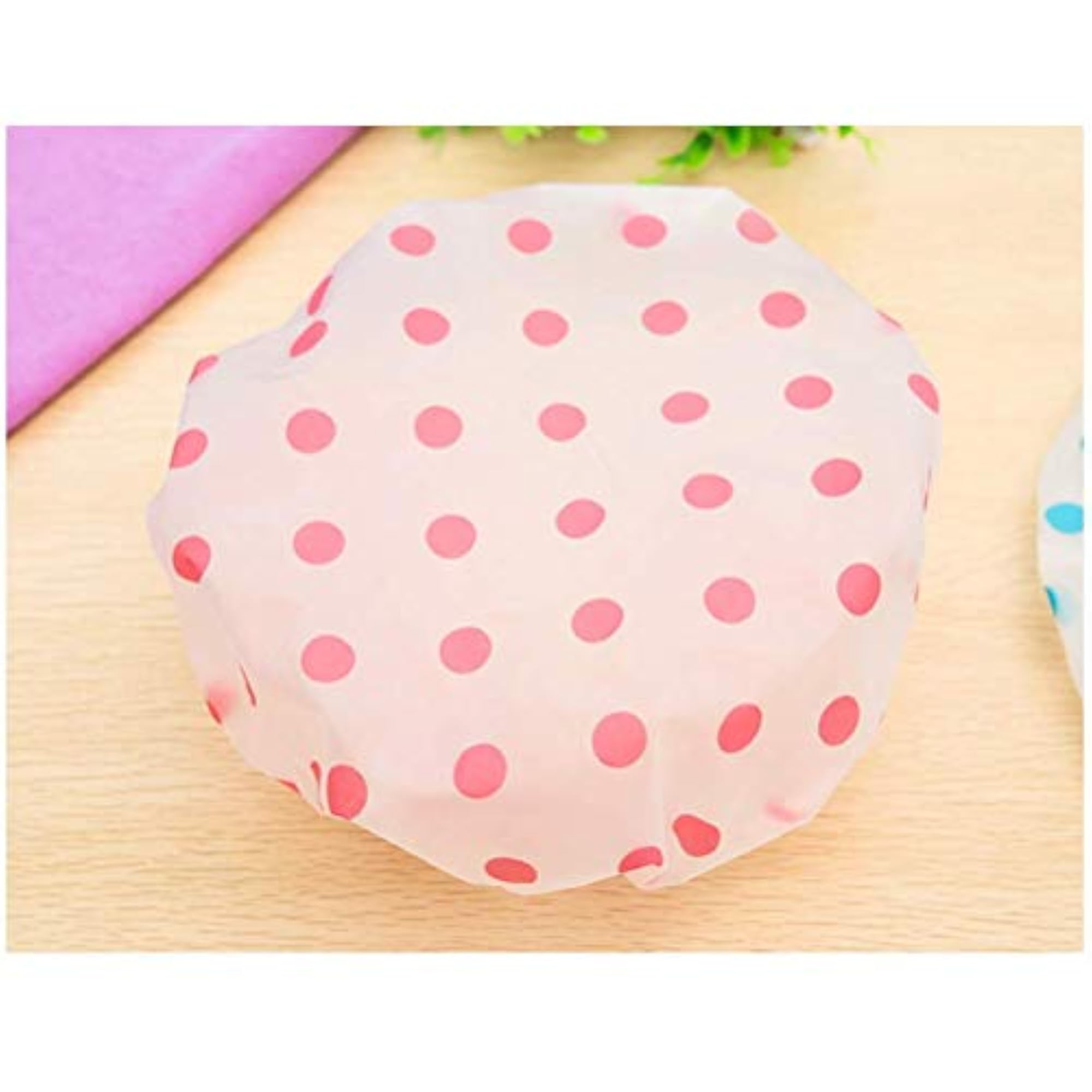 3pc Reusable Waterproof Elastic Eva Shower Caps