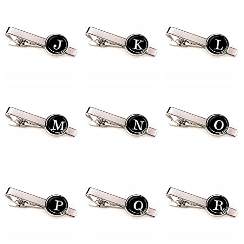 Mannen 26 alfabet letters stropdas clips persoonlijkheid naam letters sieraden mannen stropdas clip pin pak accessoires (metalen kleur: letter L) - Image 8