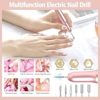 Milai Kit Unghie Gel Completo-180 W Lampada UV,Kit Ricostruzione Unghie Gel Completo con Fresa per Unghie,Kit Semipermanente Unghie