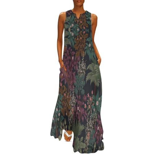 Robe longue grande taille col en V qui sublime toutes les morphologies en été