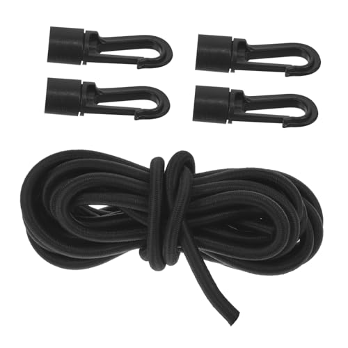 Hemoton 1 Set Paddle Carrier Elastic Ties with Hook Paddle Lost Rope for Kayaking Surfing Camping Lightweight Bungee Cord with Fixing Hooks for Easy Use and Reliability