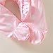 Newborn Infant Baby Girl Boy Ruffle Polka Dot Footed Sleeper Romper Headband Clothes Outfits Set (Hot Pink, 0-3 Months)