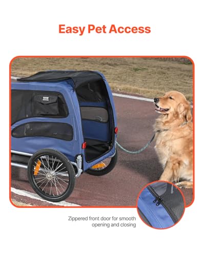 VEVOR Dog Bike Trailer 100 lbs