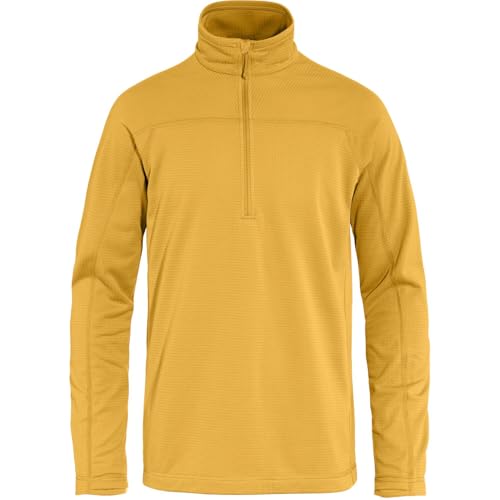 Image of Fjallraven Abisko Lite Men's Half Zip Fleece - Breathable, Comfortable, Lightweight Fleece Warmth - Hiking, Trekking