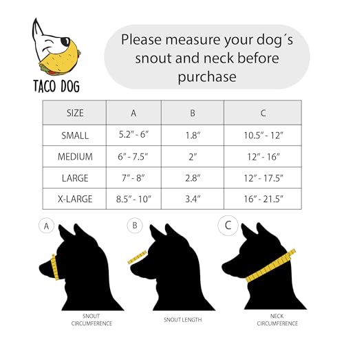 Taco Dog MUZZLE Guard With Adjustable Straps, Secure Training Cover, Mouth Guard Mask Prevents Biting Chewing, Full Grain Leather thumb #5