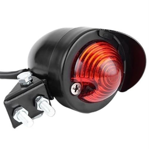 Feux stop moto 12V réglables avec indicateurs de freinage rouge