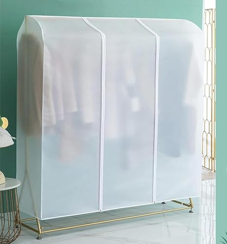 Funda para perchero, impermeable y antihumedad, para chaquetas, abrigos y trajes, ideal para almacenamiento de armario, 180 x 50 x 150 cm