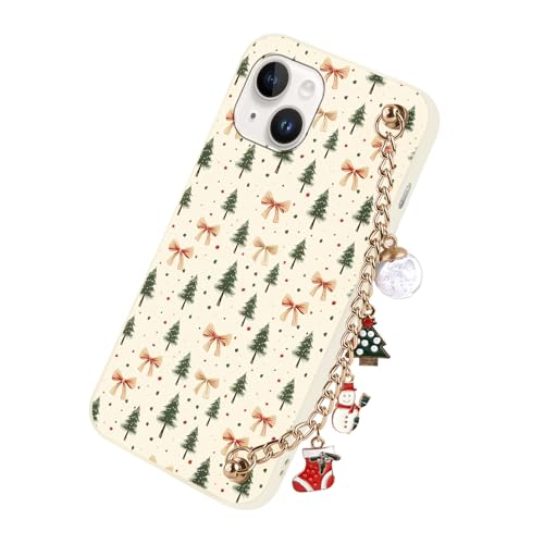 Yoedge Natale Cover con Cordino per iPhone 14/iPhone 13 6,1